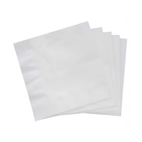 Origin Wood Tissue Paper Squares 23*23CM White Cocktail Napkins Paper Napkins 2-Ply Bag Style for Bar or Restaurant
