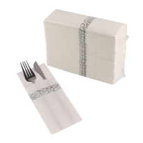 Disposable Airlaid Napkins with Pocket Fold for Wedding