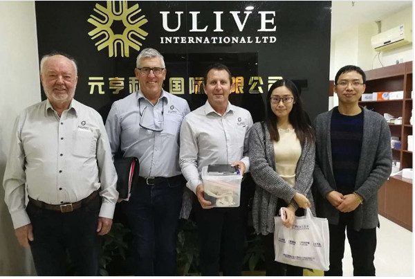 Ulive paper factory management team with global clients