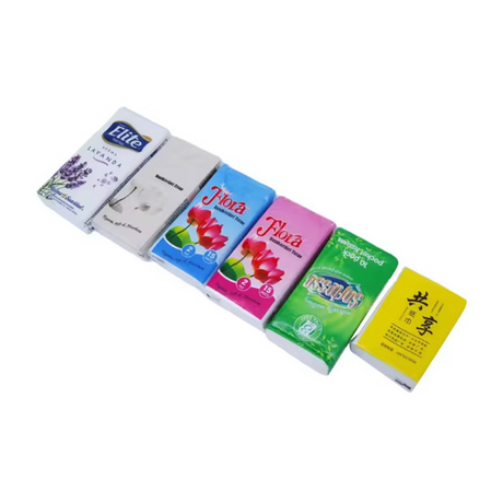 Basic Ultra soft virgin wood pulp pocket pack facial tissue face tissue paper handkerchiefs for travel use