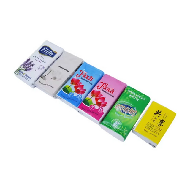Basic Ultra soft virgin wood pulp pocket pack facial tissue face tissue paper handkerchiefs for travel use