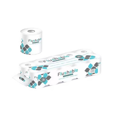 Pure Pulp Toilet Paper 3Ply Roll Tissue Paper Standard Roll Flushable Hotel Guest Room Bathroom Ulive Wholesale Customized