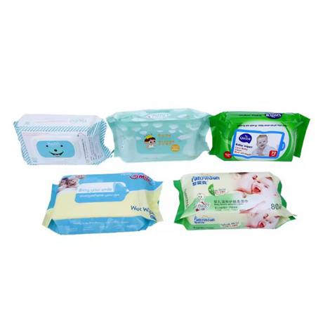 Disposable Pearl Cotton Contains 99.9% Water Based baby Wipes 80 Sheets One Pack Wet Wipes
