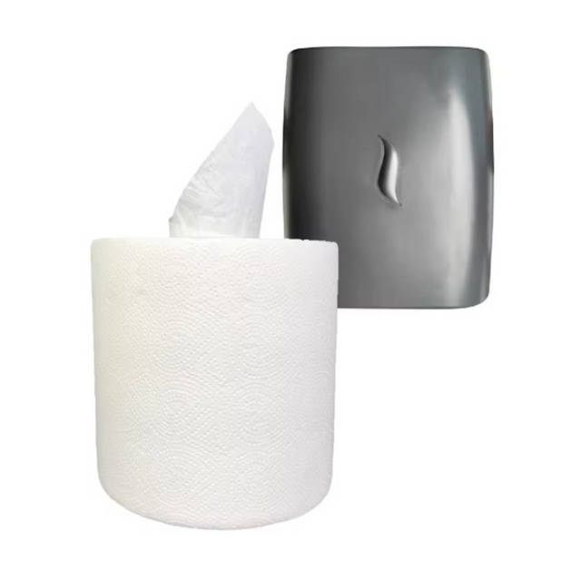 White Hygienic Jumbo Roll Paper Towel 1300g Center Pull Hand Towels Commercial Washing Room
