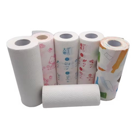 Custom Print 2-Ply Kitchen Paper Towel Roll Premium Paper Towels for Kitchen Use