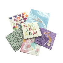 High Quality Custom Printed 1-Ply Virgin Wood Pulp Napkins Bag Style for Wedding Cocktail Pet Bar Event